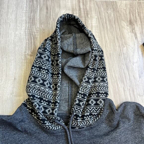 Pacsun Los Angeles Long Sleeve Gray Hoodie, Sweatshirt Size M - Picture 6 of 10